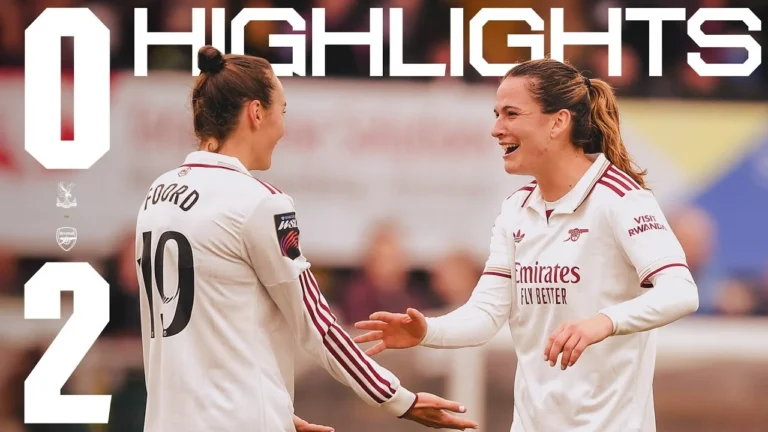 ENDING 2025 WITH A WIN HIGHLIGHTS Crystal Palace vs Arsenal (0-2) Codina, Blackstenius SWLC
