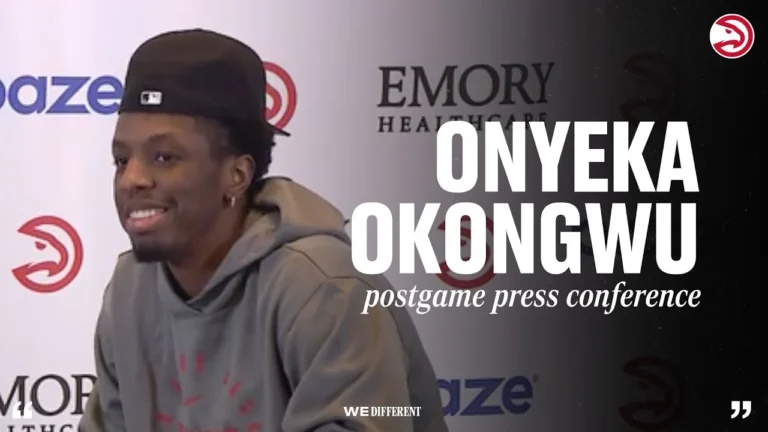 Hawks vs. 76ers Postgame Press Conference: Onyeka Okongwu