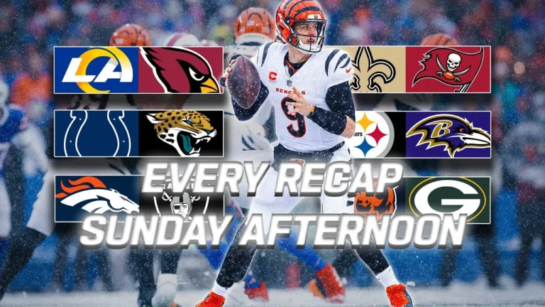 Every Recap from Sunday Afternoon 2025 NFL Season Week 14