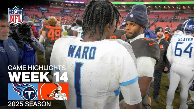 Tennessee Titans vs. Cleveland Browns Game Highlights NFL 2025 Season Week 14
