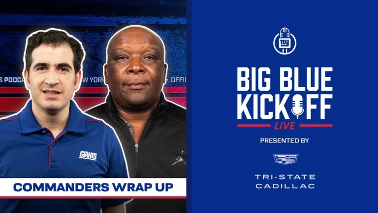 Commanders Wrap Up Big Blue Kickoff Live New York Giants