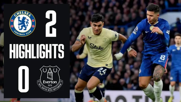CHELSEA 2-0 EVERTON Premier League highlights