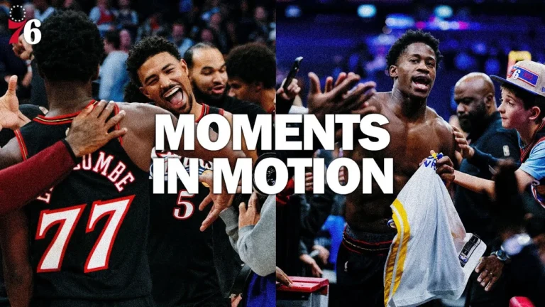 Moments in Motion: Sixers vs. Warriors 12.04.25 Camcorder Edition