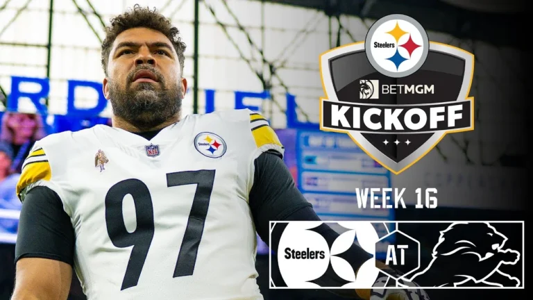 Steelers at Lions Preview (Week 16) Steelers Kickoff Pittsburgh Steelers
