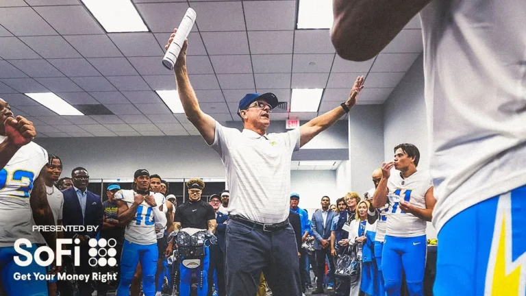 Jim Harbaugh Victory Speech Vs Cowboys LA Chargers