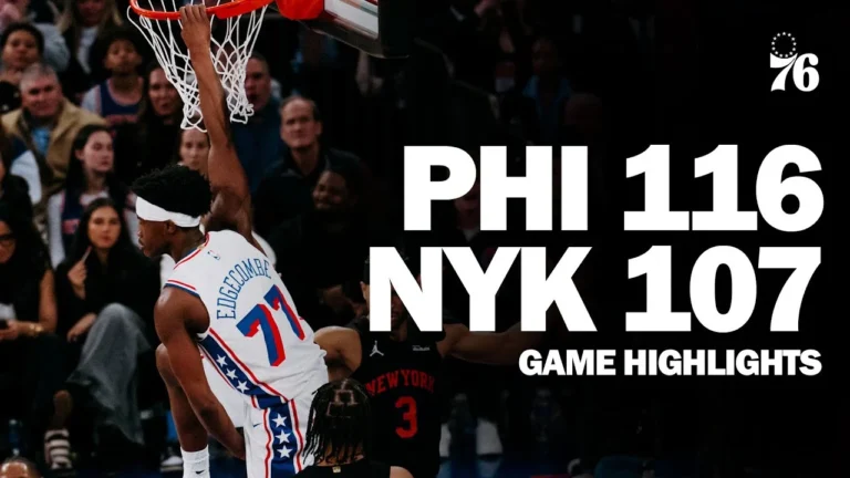 Game Highlights: Sixers Take Down the Knicks