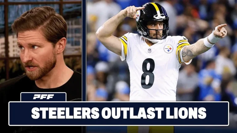 Pittsburgh Steelers vs. Detroit Lions Review PFF Grade Release Show