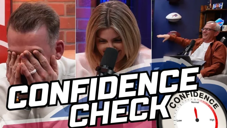 Bills CONFIDENCE CHECK: Josh ALLEN vs Joe BURROW, Darius Slay DRAMA & NOBODY out PIZZAS Jenna