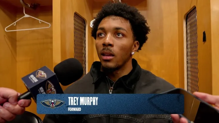 Trey Murphy III on defense, Karlo Matkovic Pelicans-Bulls Postgame Interview 12 14 25