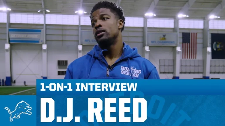 Detroit Lions cornerback D.J. Reed 1-on-1 with Dannie Rogers