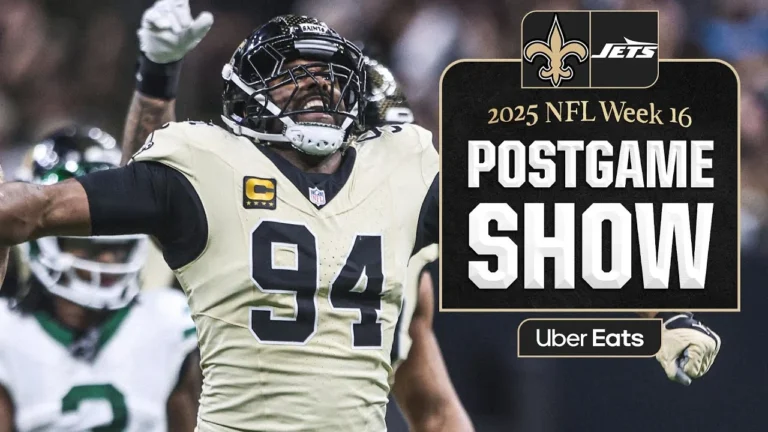 LIVE: Saints vs. Jets Postgame Show 2025 NFL Week 16
