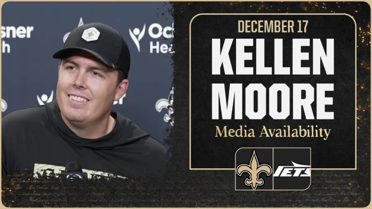 Kellen Moore on Jets HC Aaron Glenn, Saints Defense New Orleans Saints