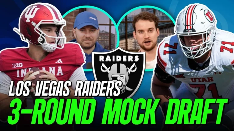 Las Vegas Raiders 3 Round Mock Draft PFF