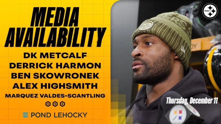 Player Media Availability (Dec 11) Pittsburgh Steelers