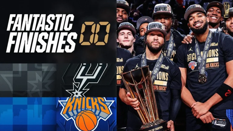 Final 3:53 WILD ENDING Spurs vs Knicks EMIRATESNBACUP December 16, 2025