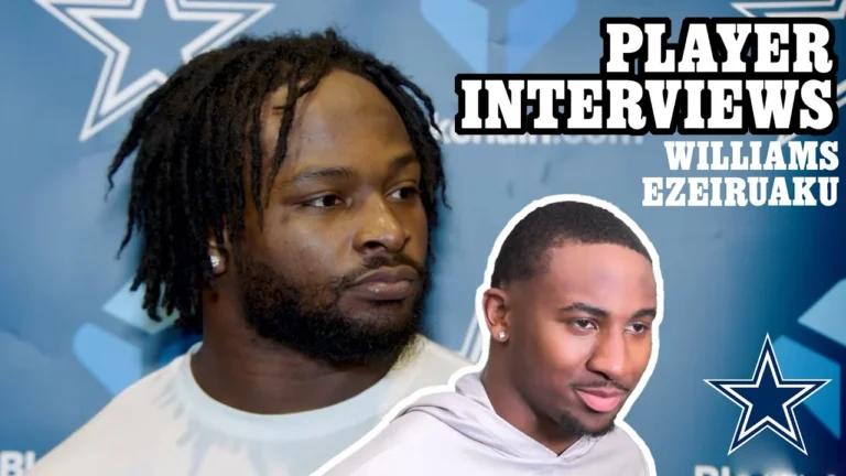 Javonte Williams & Donovan Ezeiruaku Talk Chargers Week Player Interviews