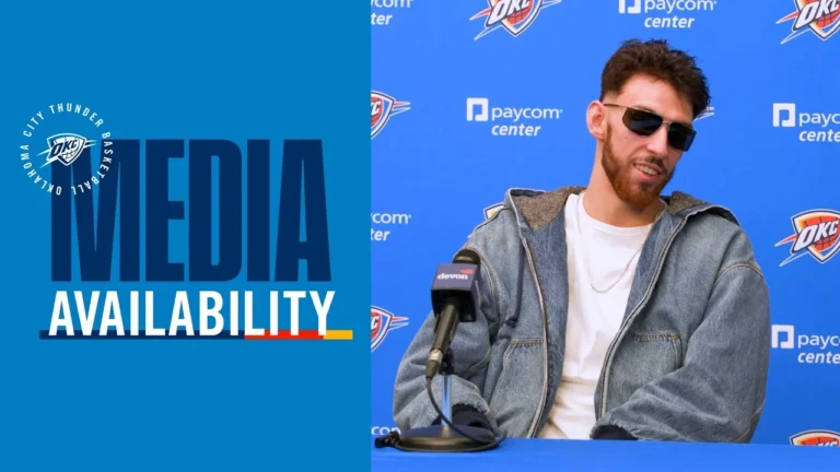 Chet Holmgren on OKC’s 20-6 run to close the 2Q Post Game Media December 10, 2025
