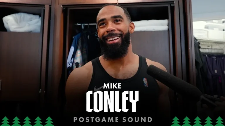 He Jaden Carried Us Tonight. Mike Conley Post Game Sound 12.06.25
