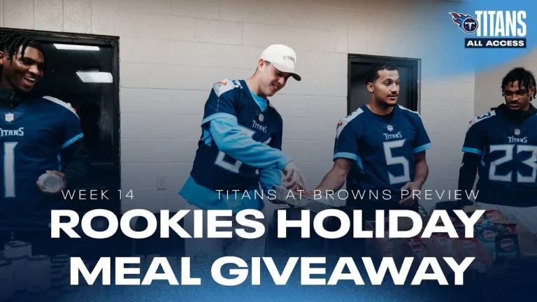 Titans Rookies Holiday Meal Giveaway
