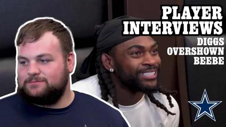 Cowboys Players on Sunday Night Matchup vs Vikings Player Interviews