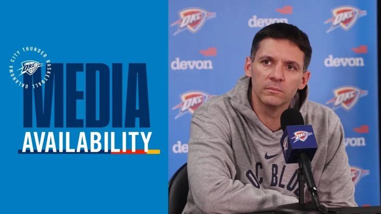 Coach Daigneault on a competitive win in clutch time Post Game Media November 30, 2025