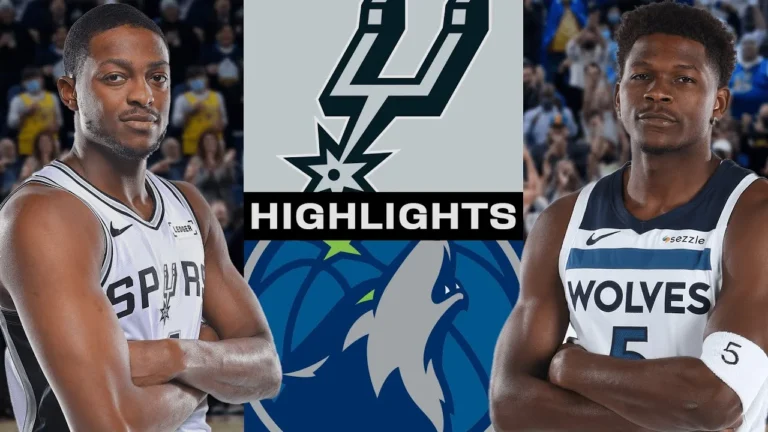 San Antonio Spurs Highlights vs Minnesota Timberwolves