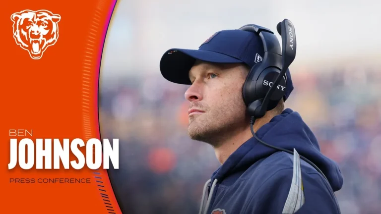 Ben Johnson discusses Week 14 matchup vs. Packers Press Conference