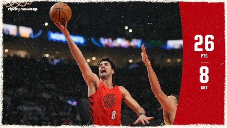 Deni Avdija Was IMPRESSIVE With 26 Points and 8 Assists Against the Warriors December 14th, 2025
