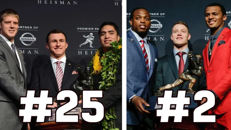 Ranking the Last 25 Heisman Classes! (Based on Their NFL Careers)
