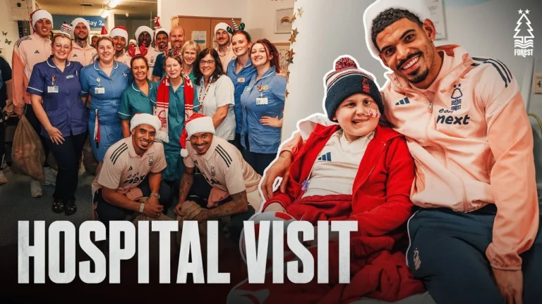 Nottingham Forest Squad Surprise Children In Hospital