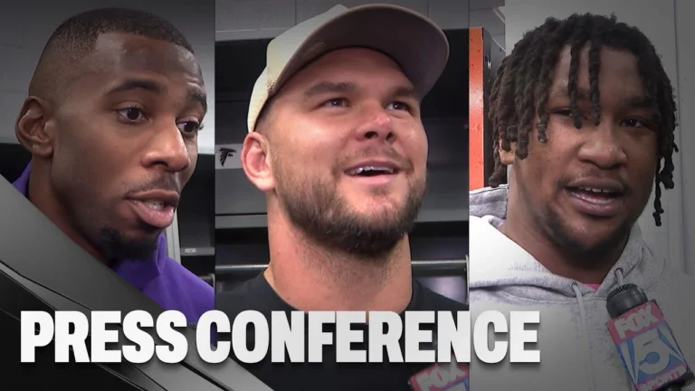 Kyle Pitts Sr. & others on the Atlanta Falcons win over the Arizona Cardinals Press Conference