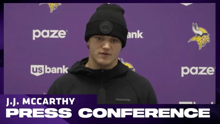 J.J. McCarthy Talks About Offense’s Big Night In Victory Over Cowboys