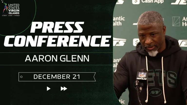 Aaron Glenn Postgame Press Conference (12 21) New York Jets at New Orleans Saints Week 16