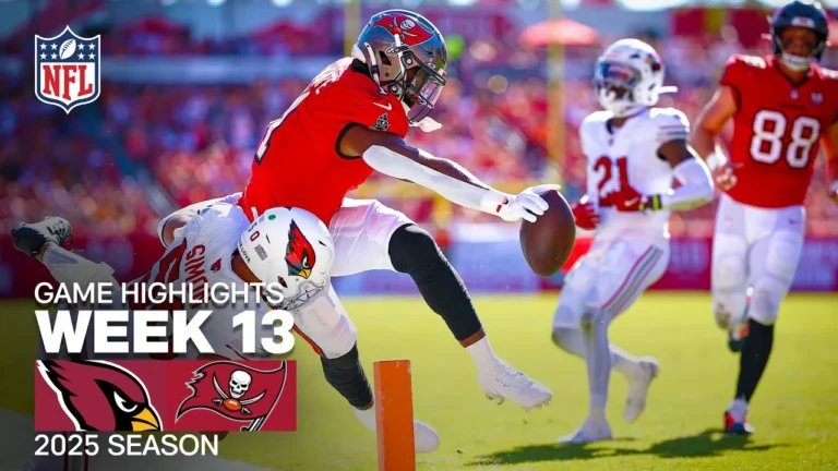 Arizona Cardinals vs Tampa Bay Buccaneers Game Highlights 2025 NFL Season Week 13