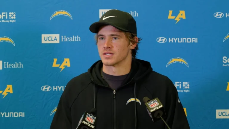 Justin Herbert Postgame Press Conference Vs Chiefs LA Chargers