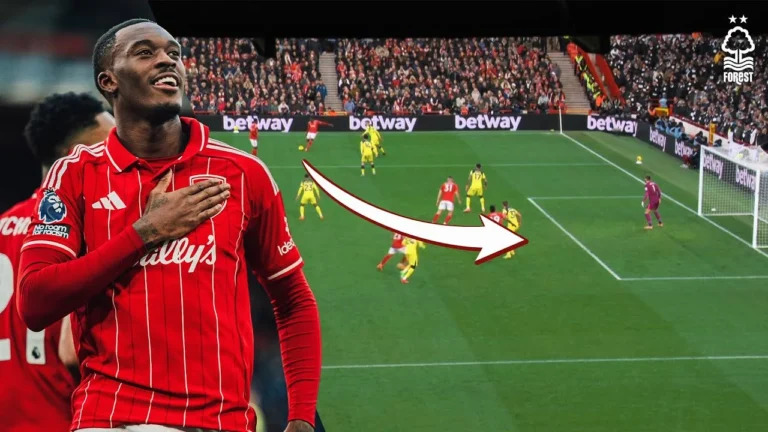 Every Angle Of Callum Hudson-Odoi’s Stunning Strike! Nottingham Forest 3-0 Tottenham Hotspur
