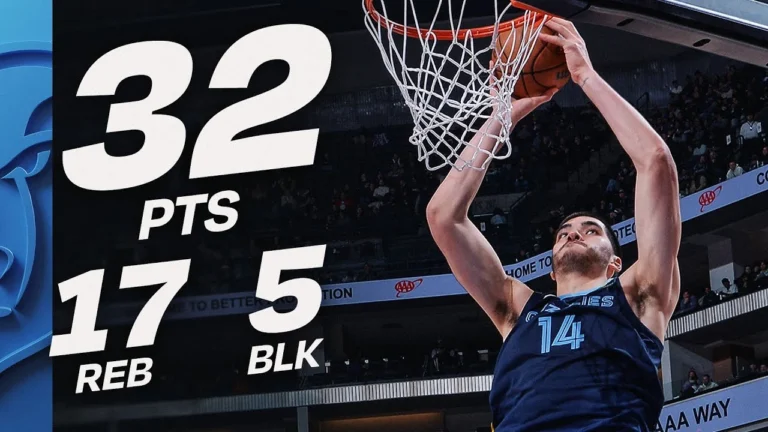 Zach Edey Drops CAREER-HIGH 32 in Historic Grizzlies Performance November 30, 2025