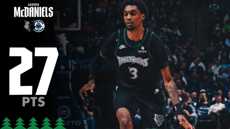 Jaden McDaniels With 27 POINTS In Victory Over Clippers 12.06.25