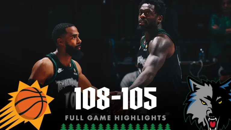 Minnesota Timberwolves Drop To Phoenix Suns, 108-105 12.08.25