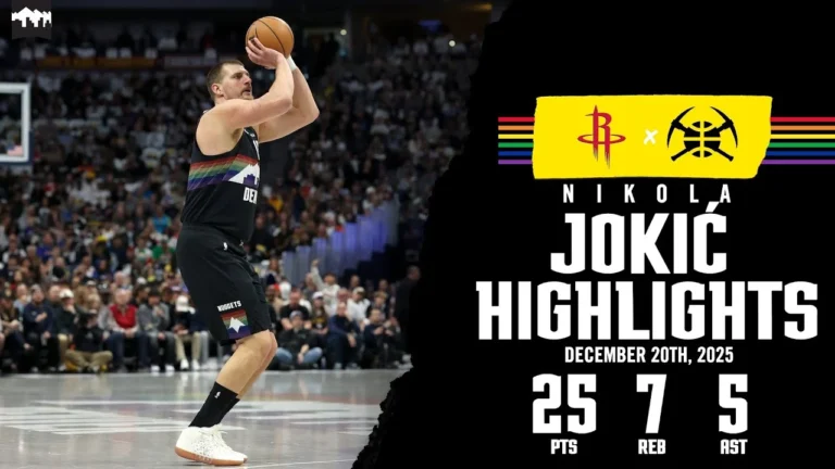 Nikola Jokić 25-Point Game Highlights vs. HOU