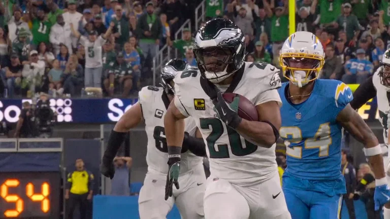 Saquon, Say Gone! Philly fakes the tush push and it turns into a TD
