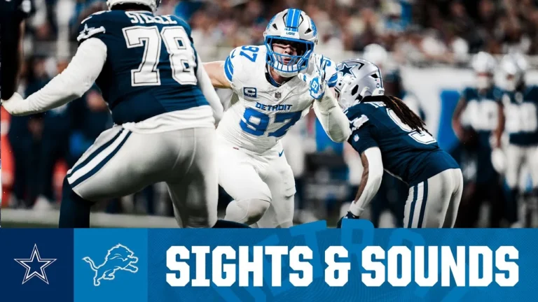 Sights and Sounds: Aidan Hutchinson Micd Up FOR PRIME TIME DUEL with Dallas Cowboys