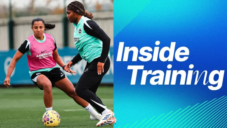 Inside Training Albion Prepare For Chelsea Encounter
