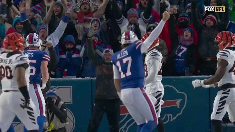Allen has all the time in the world to find his target for a TD