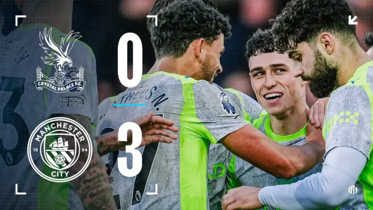 HIGHLIGHTS! Haaland and Foden help power City to a key victory Crystal Palace 0-3 Man City