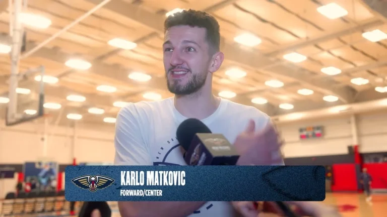 Karlo Matkovic on bringing energy, bench contributions Pelicans Practice 12 16 2025