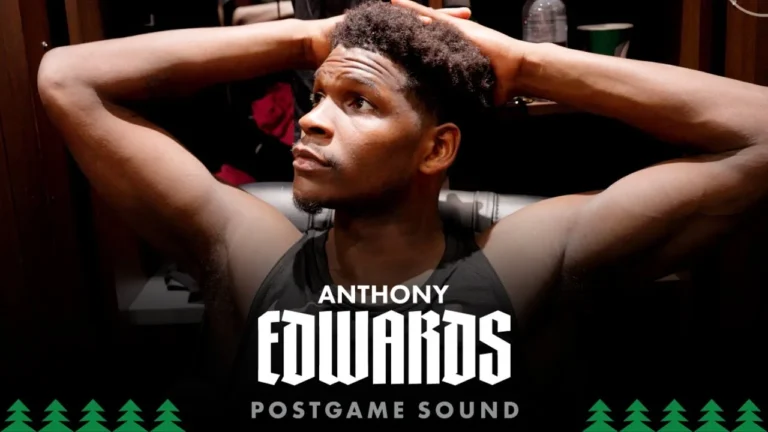 We Just Missed Key Shots. Anthony Edwards Postgame Sound 12.08.25