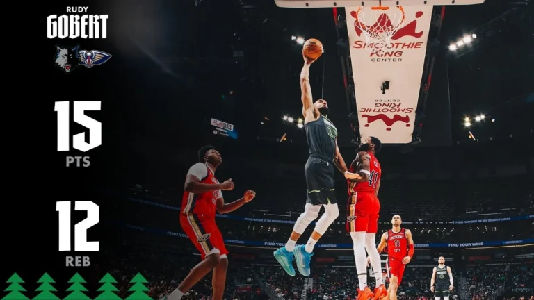 Rudy Gobert With Another DOUBLE-DOUBLE In Win vs. New Orleans Pelicans 12.04.25