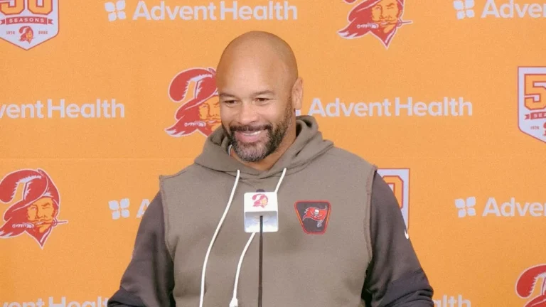 Larry Foote on Performing on Thursday Night Press Conference Tampa Bay Buccaneers