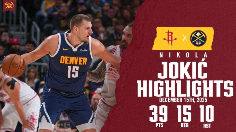 Nikola Jokić JOKMAS Triple-Double Highlights vs. HOU